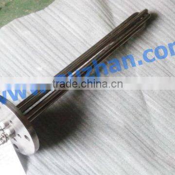tubular immersion water heater with flange