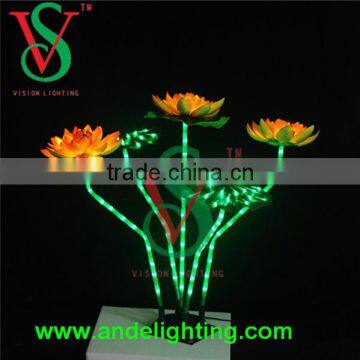 24V Wholesale outdoor blossom lotus led decorative flower lights