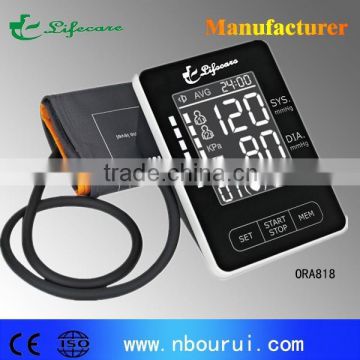 2015 digital home Wrist Blood Pressure Meter Pulse Sphygmomanometer and tonometer to test blood pressureORA818