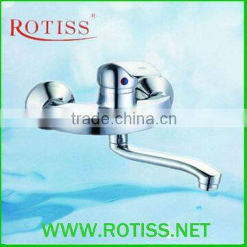 High quality faucet in kitchen RTS5536-5 single level mural sink mixers