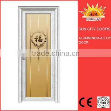 2014 new product aluminum swing door with grill design SC-AAD014