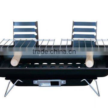 Japanese double hibachi charcoal Grill