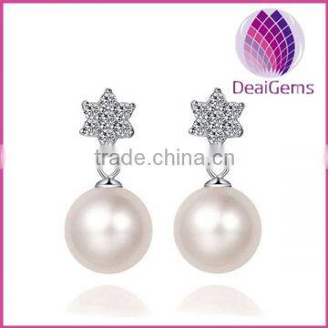 Fashion Earrings Set Auger Snow Pearl Earrings