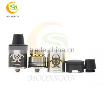 Wholesale vape rda MOONSOON virus rda with bottom and side airflow virus rda atomizer