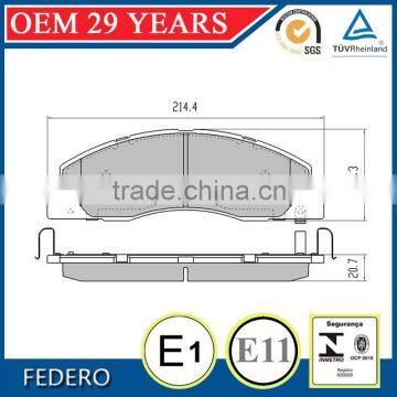 D1399-8507 68049148AA semi metallic brake pads