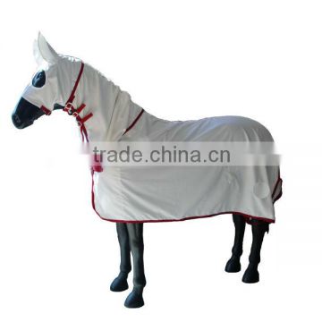 white cotton horse combo sheet