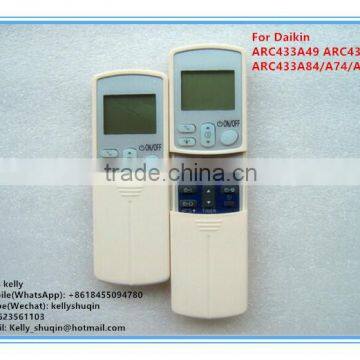 NEW DAIKIN air conditioning remote control DAIKIN ARC433A49 ARC433A84 ARC433A74 ARC433A75 ARC433A98 ARC433B41 QRC433B46