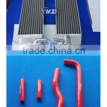 aluminum alloy radiator&silicone hose for Honda CRF 450