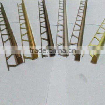 China Beixian Interior Decoration Gold Tile Edge Finishing Trim