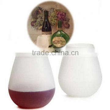 BPA Free Unbreakable Silicone Wine Cup Outdoor Travel Camping Party Cup photo-4