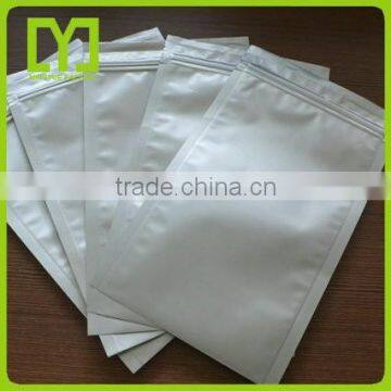 2015 alibaba China supplier cutomized plain aluminum foil bag zipper food pouch packaging