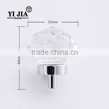 Supplier Clear Diamond Crystal Glass Cabinet Knobs photo-2