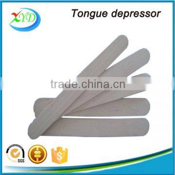 Natural wood tongue depressor
