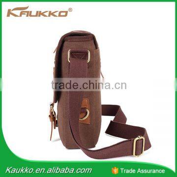 Guangzhou Factory Wholesale Men Canvas Shoulder Bag,Canvas Cross Body Bag photo-5