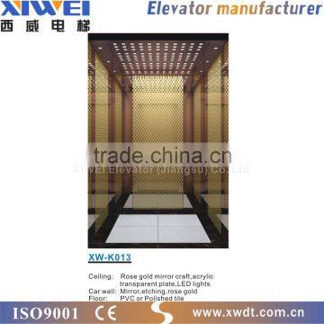 XIWEI Luxury Sight-seeing/Panoramic Glass Home Elevator , Villa Elevator Cheap Price From China Factory photo-4