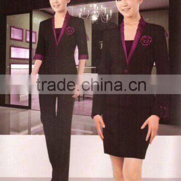 HOT sell ladies staff/office uniform