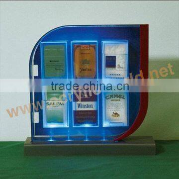 Mall Acrylic Clear Cigarette Display Stand