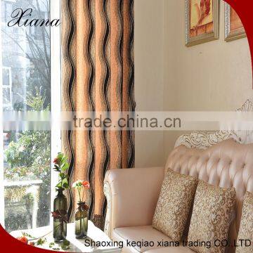 2016 latest elegant hot selling flocked curtains