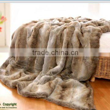 faux fur blanket, faux fur throw, PV fur throw