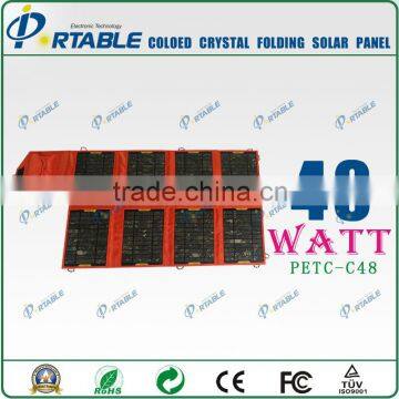 48W color crystal flexible PV cells for phone/tablet/battery