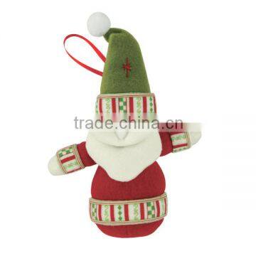 2014 New Christmas Plush Santa Ornament