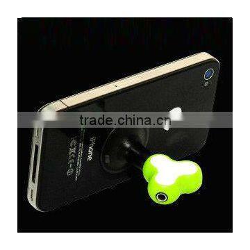 Audio splitter /music sharing/Promotional gift /Earphone Splitter with suction