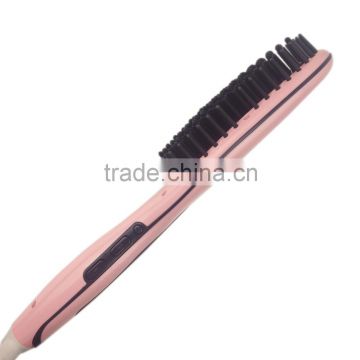 Massage Hot sale professional straightener LED display magic hair curling iron with straightening brush