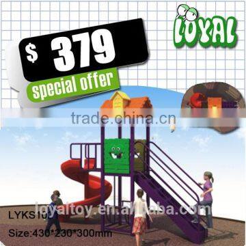 2016 CE 1-6 years old outdoor playground, preschool cheapest used playground equipment for sale, nursery school kids playground