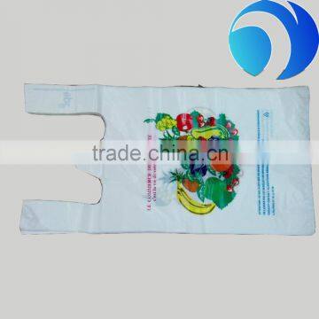 Factory price wholesale carrier bags LDPE plastic die-cut bags with handle for shopping