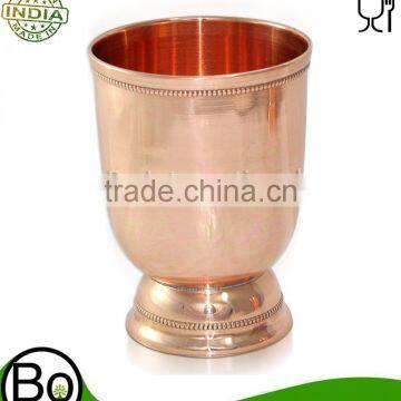 Copper Drinkware Water Tumbler Drinking Glass 16.9 Oz