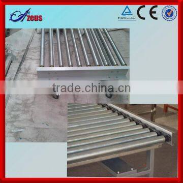 Stainless steel pipe roller conveyor system manual roller conveyor conveyor belt production line