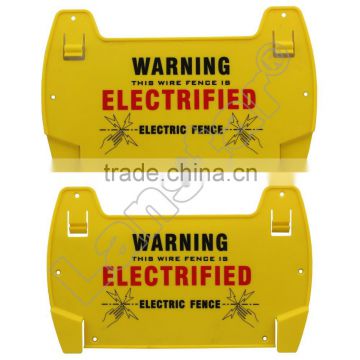 Electric fence use brand new polypropylene UV warning board