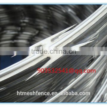 electro galvanized/stainless steel Concertina Razor Wire available