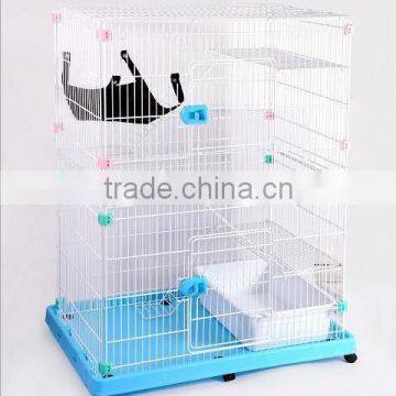 2014 Square Metal Double Pet cat Kennels/Pet Cat cage