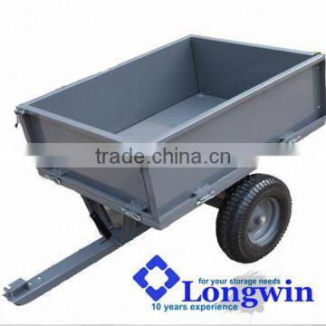 Landscape yard hauler tow trailer, garden trailer for sale