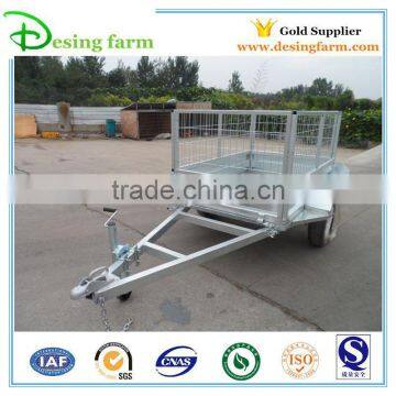 8x4 galvanized cage box trailer