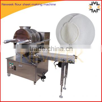 Neweek electric or gas automatic spring roll flour sheet making machine