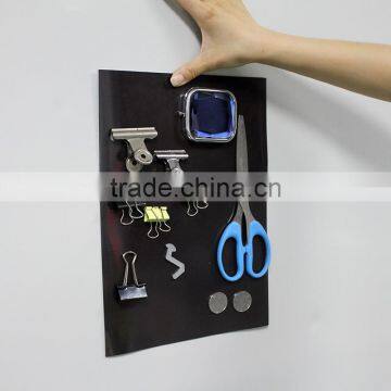 A4 Size 1mm Thick Self-adhesive Fridge Magnets Material Strong Magnetic Sheet Rubber Magnet Board photo-5