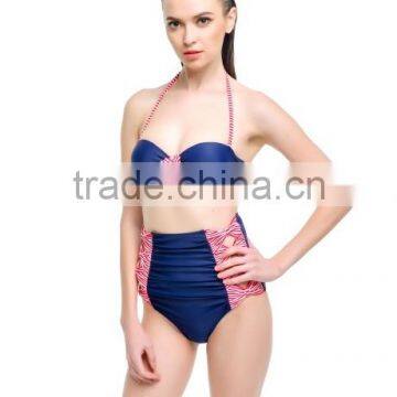 2016 Trendy Stylish Girls High Waist Bikini photo-2
