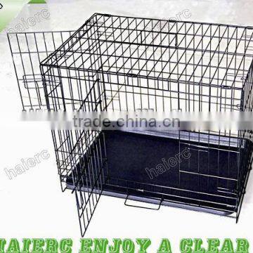 Haierc Floding Double Door Dog Cage Dog Knnel photo-4