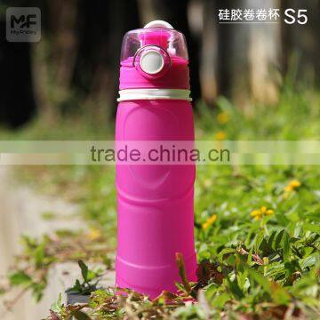 750ml Collapsible Silicone Water Bottle With Air Valve photo-2