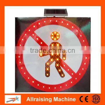 Aluminum Solar LED Traffic Sign of Prohibition Sign photo-4