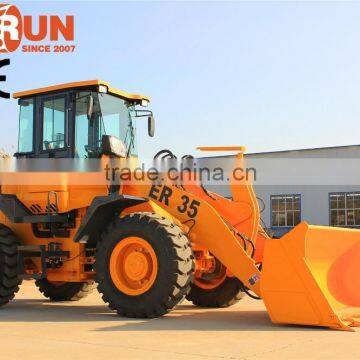 Qingdao Everun Small Engineering Machine 3 Ton Wheel Loader With CE Approved photo-3