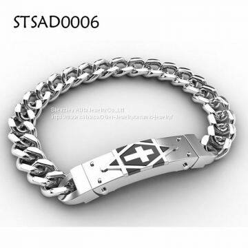 Metal Bracelets Zinc Alloy Jewelry Embrossed For Gift OEM / ODM photo-3