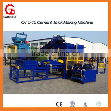 2016 New QT5-15 Cement Concrete Hollow Block Brick Making Machine