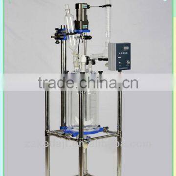 2014 latest 1L 100L chemical glass reactor equipment