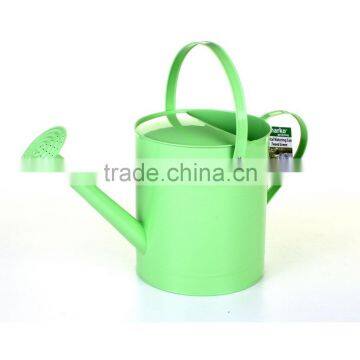 Metal Galvanised Steel Watering Can 9 Litre Garden Water Plants Green Cream Galvinised (Silver) photo-5