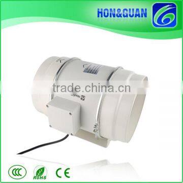 Hon&Guan 8Inch 840CMH Airflow Mixed Flow Inline Duct Fan for Basement