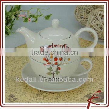 ceramic tea pot&flower design