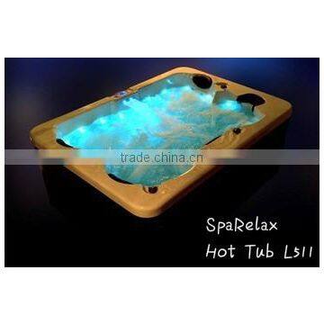 2 Persons Whirlpool Spa Outdoor Balboa System Hot Tubs Freestanding Spa Bathtubs for Garden photo-3